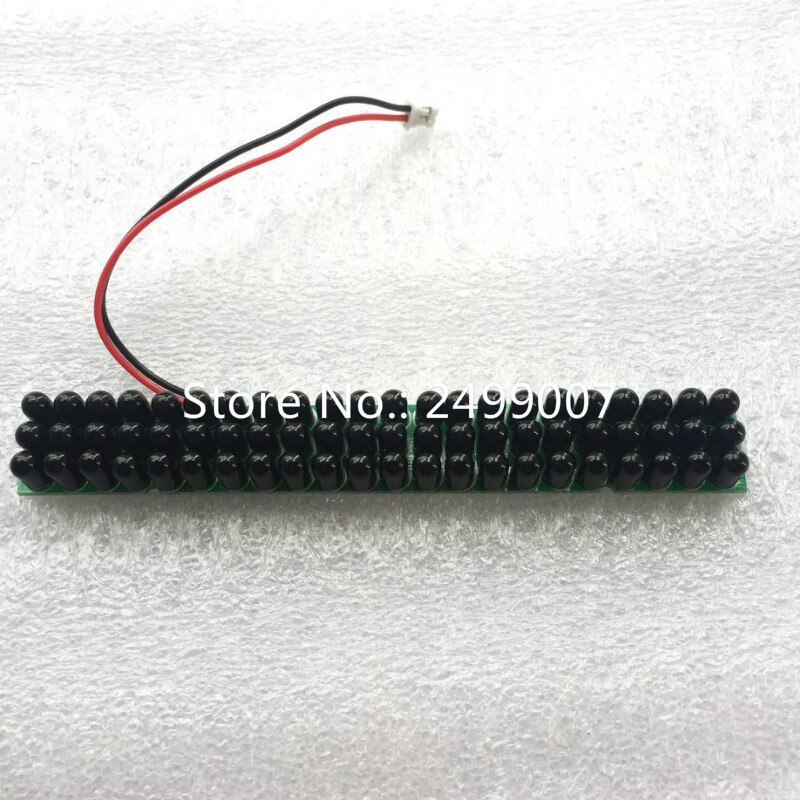 Lihmsek 940nm Infrared IR LED Board with F5mm 66pcs Black IR LEDs CCTV Illuminator accessories 60 degree Invisible at night