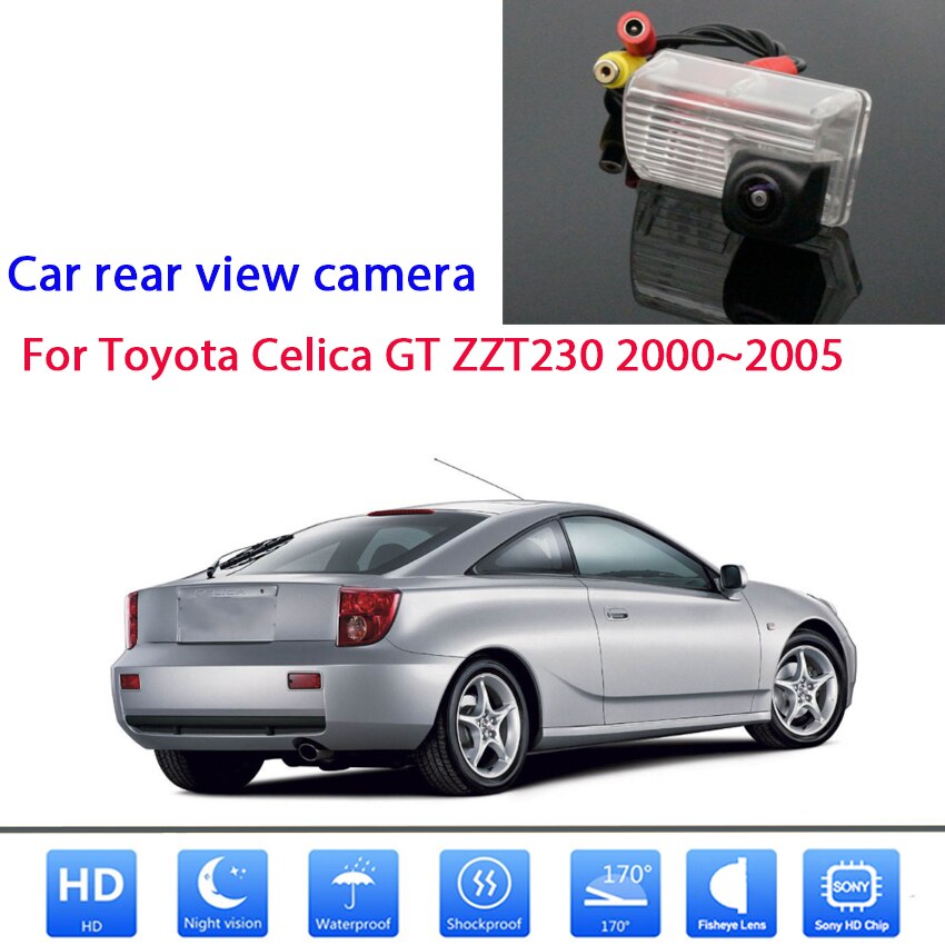 rear view camera For Toyota Celica GT ZZT230 2000 2001 2002 2003 2004 2005 Full HD Night Vision Parking Camera RCA