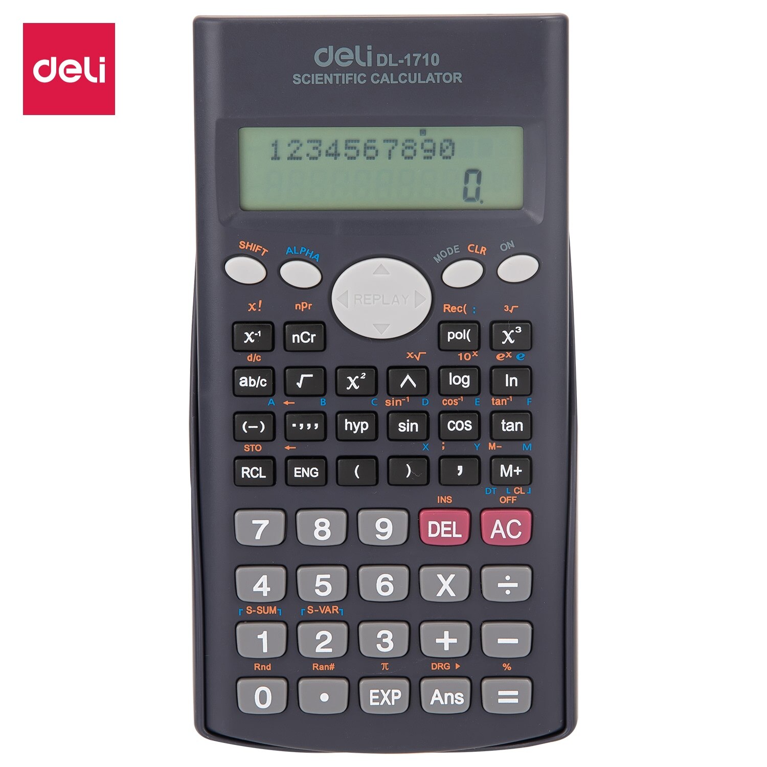 Deli Multi-functional Scientific Calculator Computing Tools for School Office Use Supplies Students Stationery