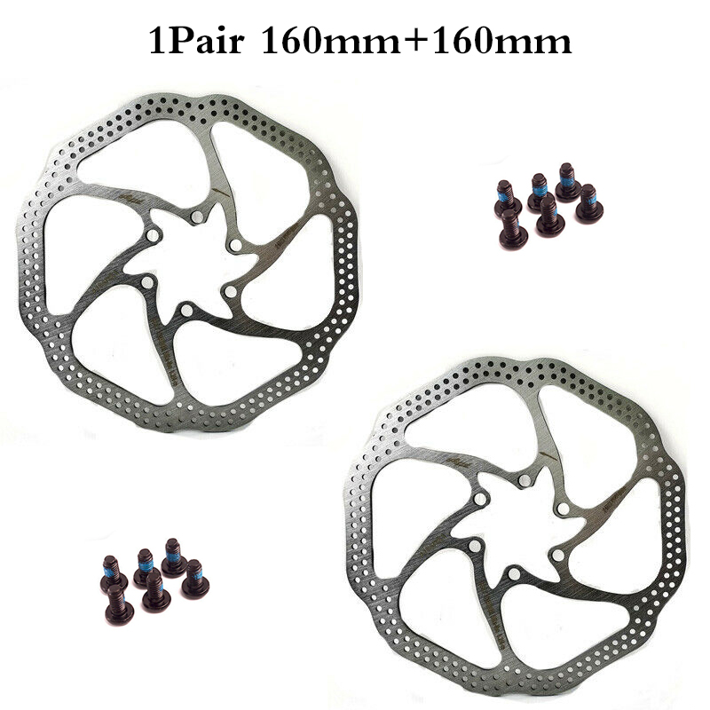 2 unidades AVID Rotor de freno de bicicleta disco de Rotor MTB 160mm 180mm 203mm Rotor de bicicleta para freno de Rotor Sram pieza de freno hidráulico de bicicleta de montaña: Verde