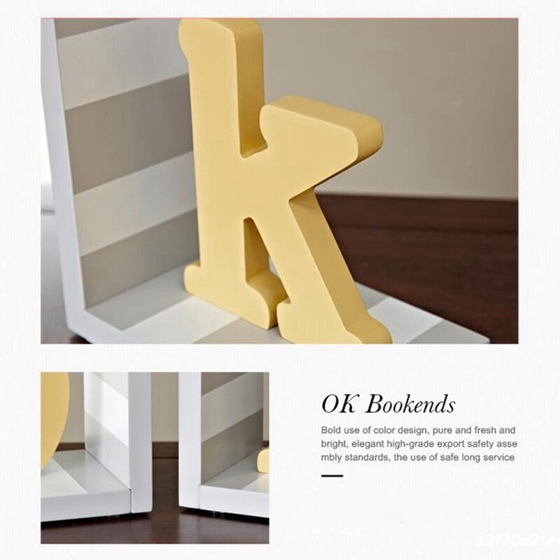 Houten Brief Boekensteun Boekenkast, Bureau Boekenkast, Boek Stand, Milieubescherming Kantoor Decoratie