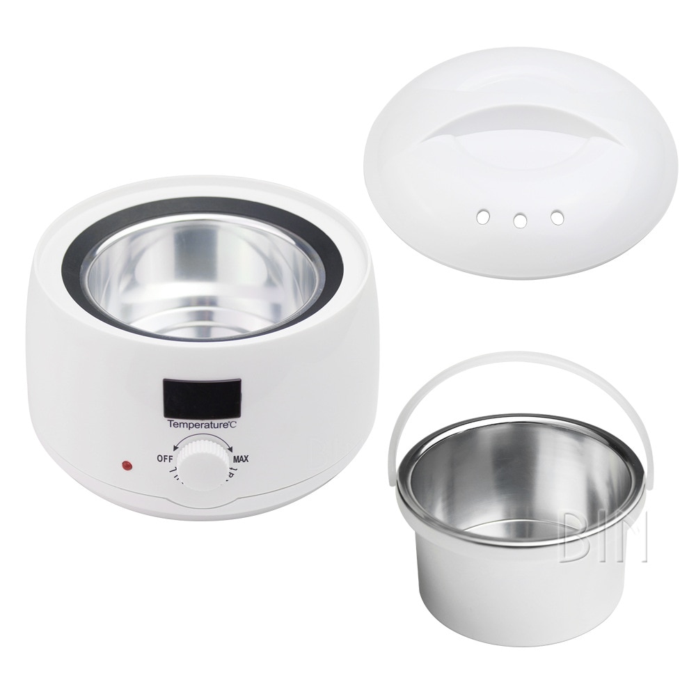 500 ml wyświetlacz cyfrowy podgrzewacz wosku salon kosmetyczny maszyna robić usuwania włosów wielofunkcyjny gospodarstwa domowego Perfessional woskowanie zestaw wosk podgrzewacze