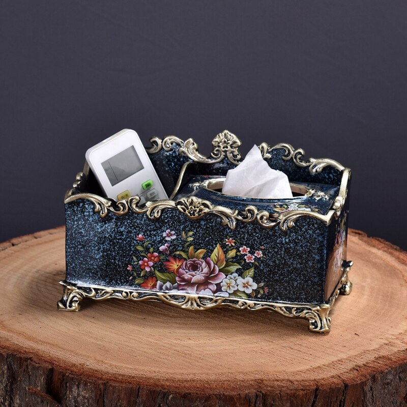 Europäischen Luxus Obst Platte Tablett Gericht Stil Harz Kunsthandwerk Obst Korb Lagerung Tissue Box Klassische Display Home Dekoration: N