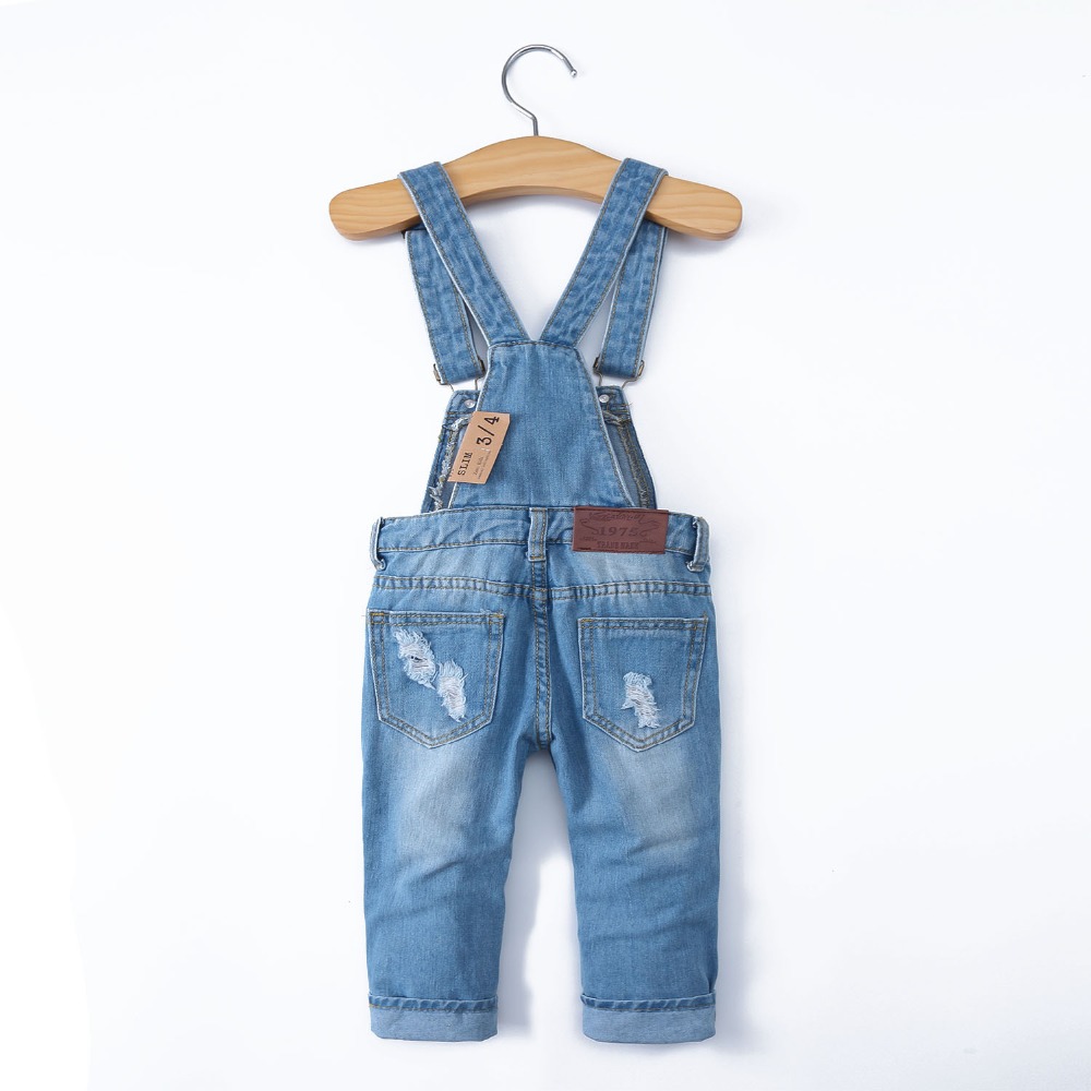 Salopette Enfant Fille Salopette Jean KIDSCOOL SPACE Enfant - 3 Boutons Côtés - Bretelles Réglables - 83% Coton Tailles 4-14 Ans