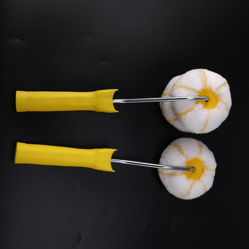 -2Pcs 3 Inch Corner Paint Roller Kit Walls &amp; Ceilings Corner Roller Household Decorative Painting Roller Brush Tool
