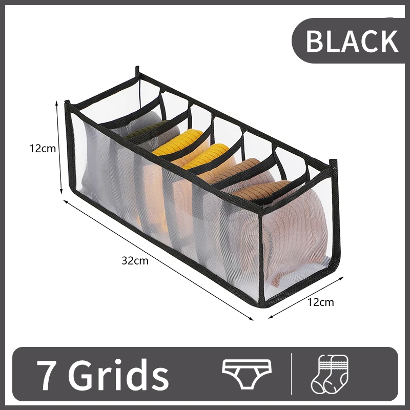 underwear storage box underwear folding cabinet clothes organizer bedroom socks pants drawer organizer: Burgundy