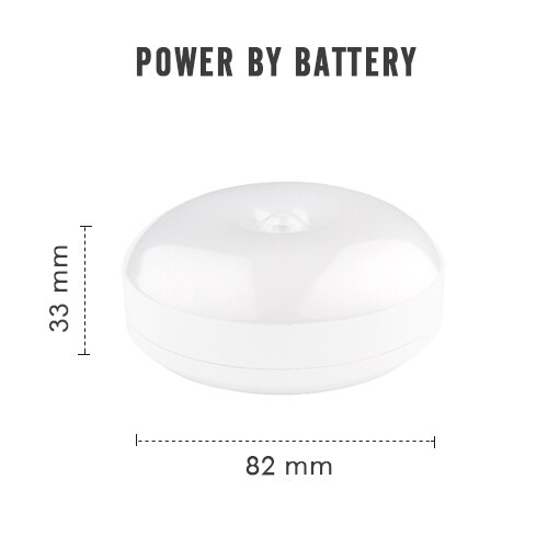 LED Motion sensor Night Light USB Rechargeable Security Rotating Wall Lighting Bedroom Cabinet Kitchen Bedside Stair Lamp Toilet: Battery / Cold White