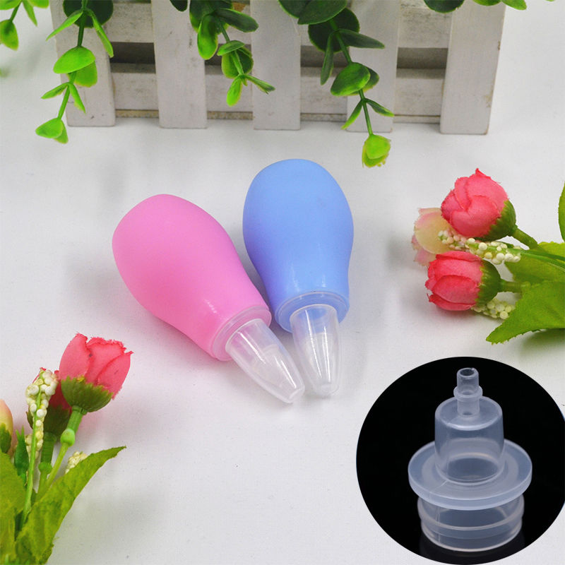 1pcs Newborn Silicone Baby Safety Nose Cleaner Vacuum Suction Children Nasal Aspirator Baby Care Diagnostic Tool