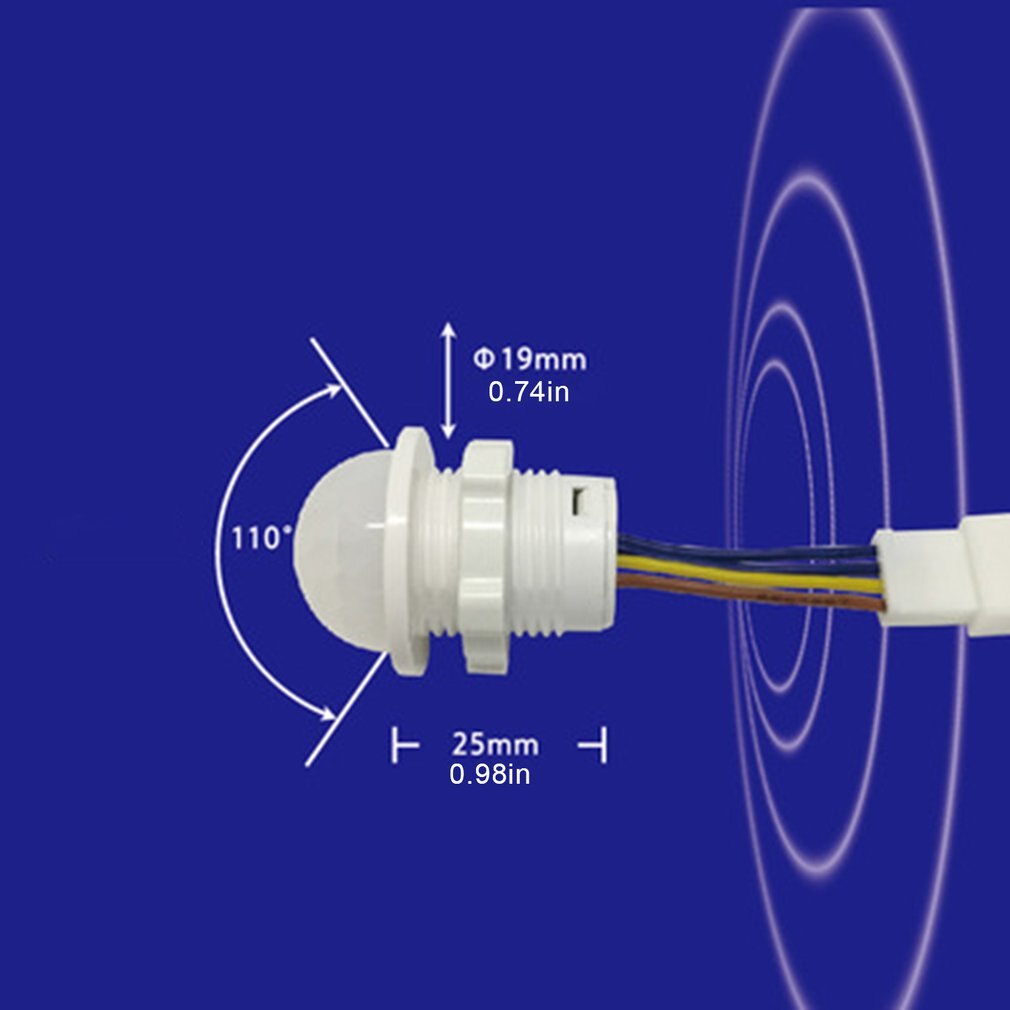 Home Indoor Outdoor Infrared Light Motion Sensor Delayed Home Lighting Pir Switch Led Sensitive Night Light