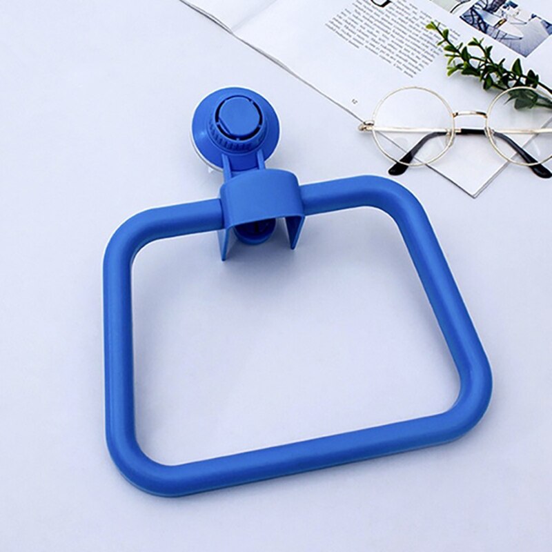 Bathroom Multifunction Powerful Suction Cup Towel Ring Bathroom Punch Free Towel Hanging Ring Seamless Towel Wall Mount