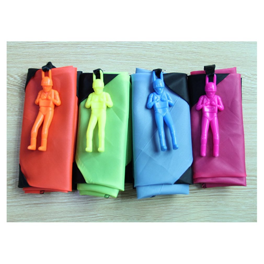 Creatieve Casual Soldier Hand Gooien Parachute Kinderen Educatief Speelgoed Outdoor Grote Hoogte Parachut Sport Parachute Spel