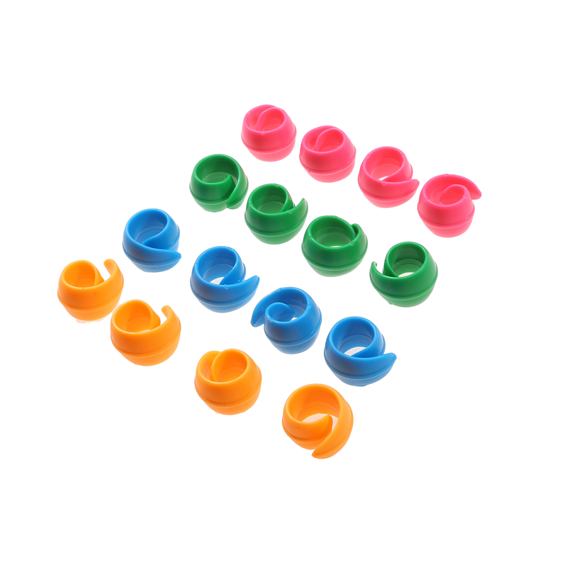 16/32Stck Silikon Faden Spule Ring Bunte Spule Schellen Halfter Spule Sparer Gewinde Spule Huggers DIY Handwerk NäHenne werkzeuge