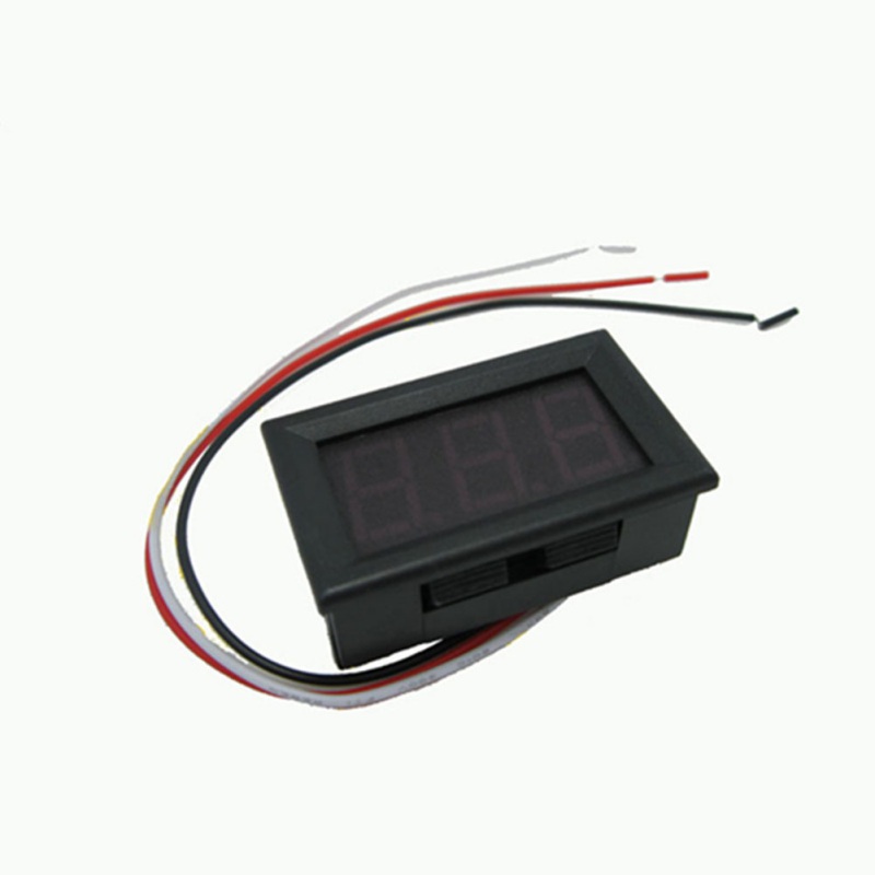 Mini Voltmeter Tester Digital Voltage Test Battery DC 0-30V Red/Blue/Green Auto Car