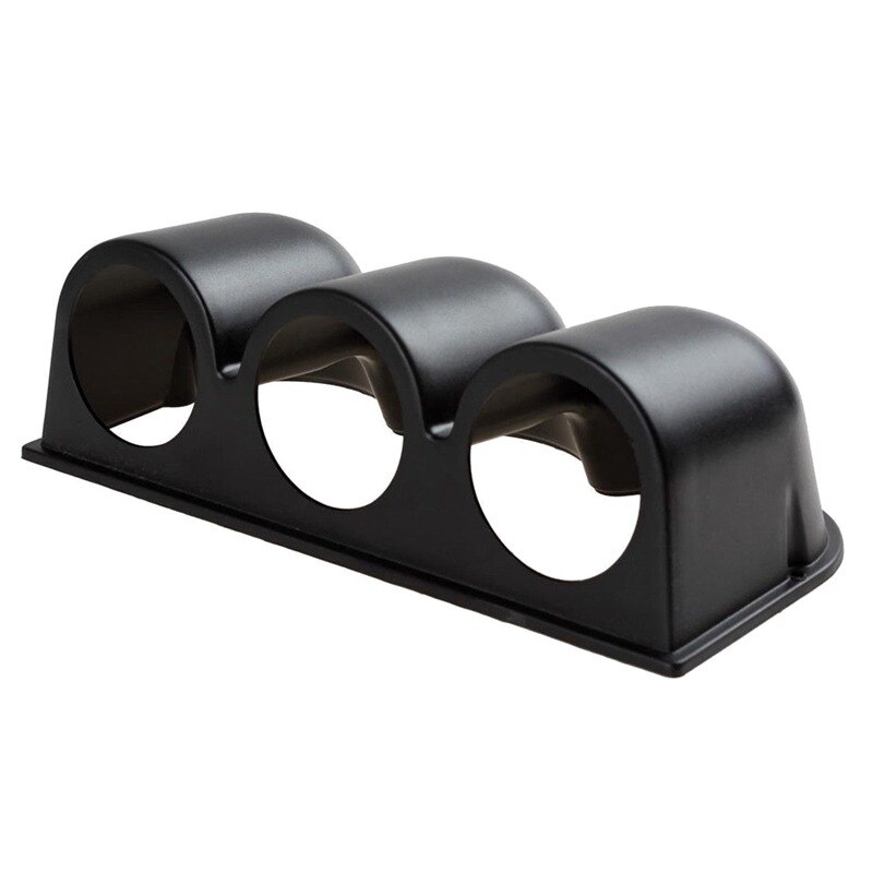 52mm Universal Black 3 Triple Dash Gauge Meter Pod Car Auto Mount Holder: Default Title