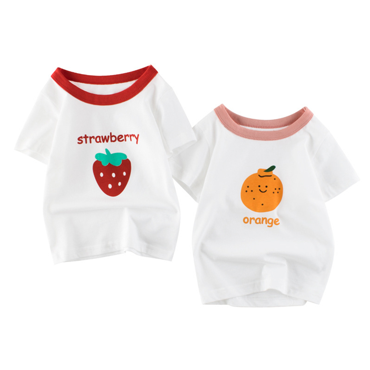 Baby Kleinkind Mädchen Kurzarm T-Shirt freundlicher Baumwolle lässig Sommer Spitzen Abschläge
