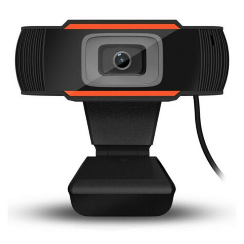 Rotatable 2.0 HD Webcam 720p USB Rotating Camera Video Recording Web Camera with Microphone for PC Computer