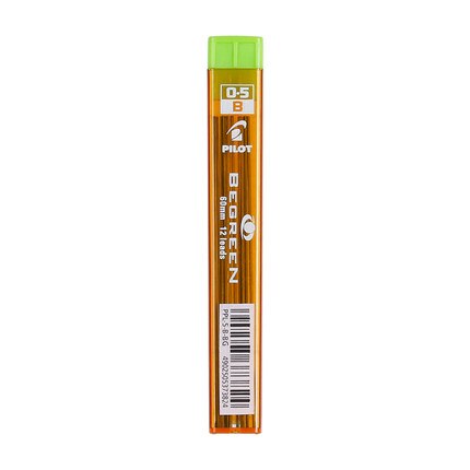 8 Uds PILOT polímero de plomo 10 tubos/lote recargas lápiz mecánico 0,3mm/0,5mm/0,7mm 60mm 2B/HB PPL-3/5/7: 8pcs 0.5mm B