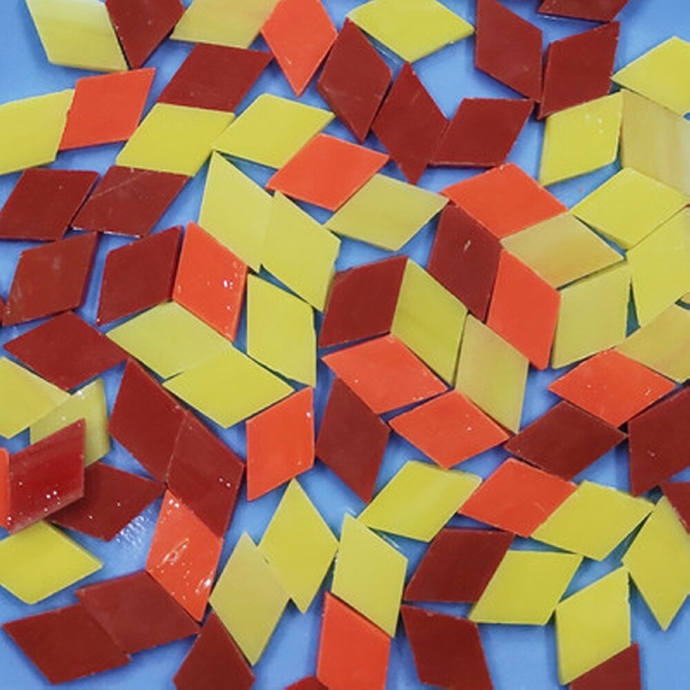 Xugar Diamond Mosaic Tiles DIY Self-adhesive Hobby Crafts Materials 50g Glass Mosaic Stones Home Part Decoration Children