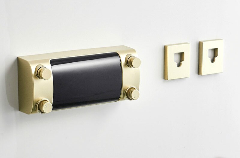 Retractable Clothes Line Dryer Clotheslines Double Row Clothesline Wall Mounted Retractable Clothes Dryer Steel Rope Wall Hanger: Gold