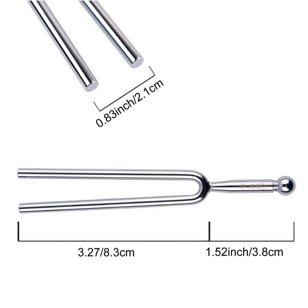 Tuning Fork Polished Tuning 440HZ Electroplated Guitar Tuner for Musicians Music Equipment Accessories Attachment