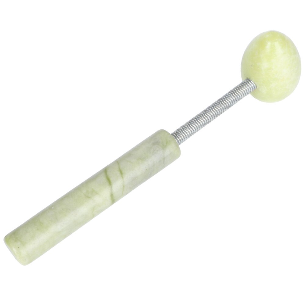Massage hammer håndholdt bærbar konisk akupunkt masser fitness hammer jade massage apparat til ven massage stick