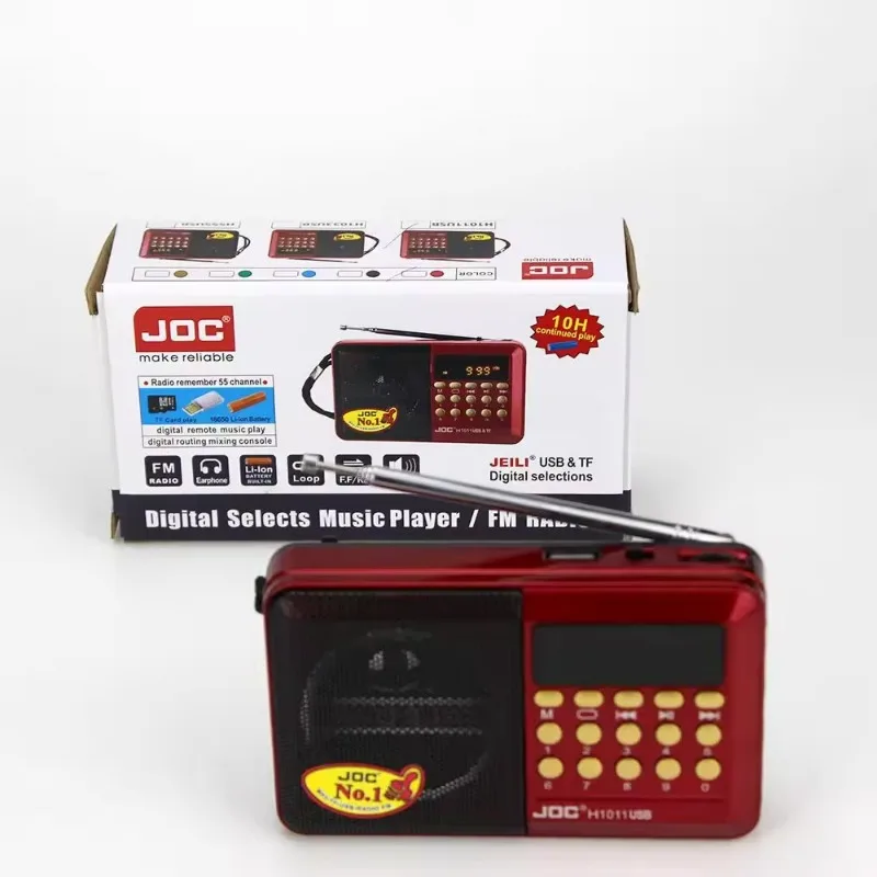 Radio portabil difuzor bluetooth wireless mini radio fm portabil afișaj led reîncărcabil portabil suport radio tf usb