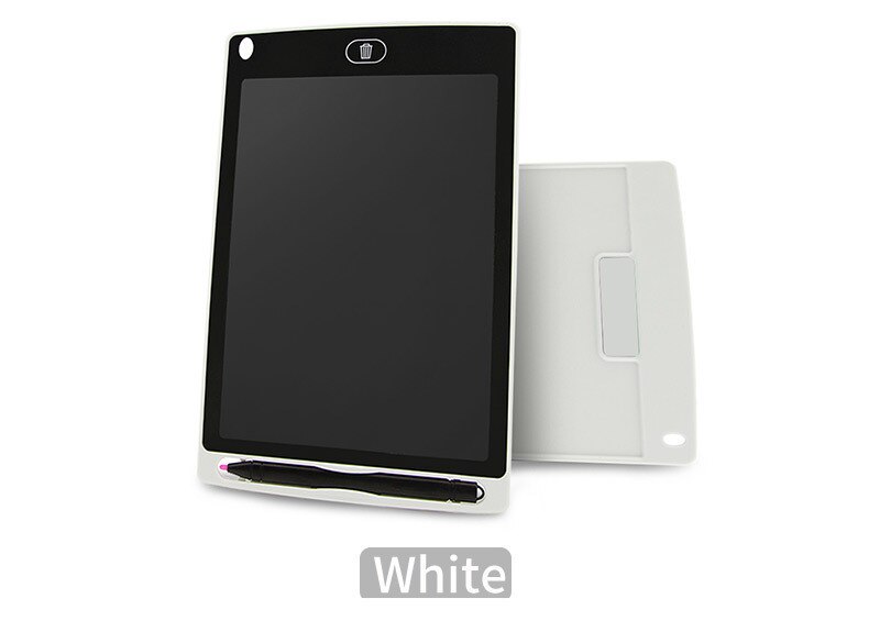 8.5 Inch LCD Writing Tablet Digital Electronic Notepad Kid's Ultra Thin Handwriting Pad Mini Message Note Memo Drawing Board: white
