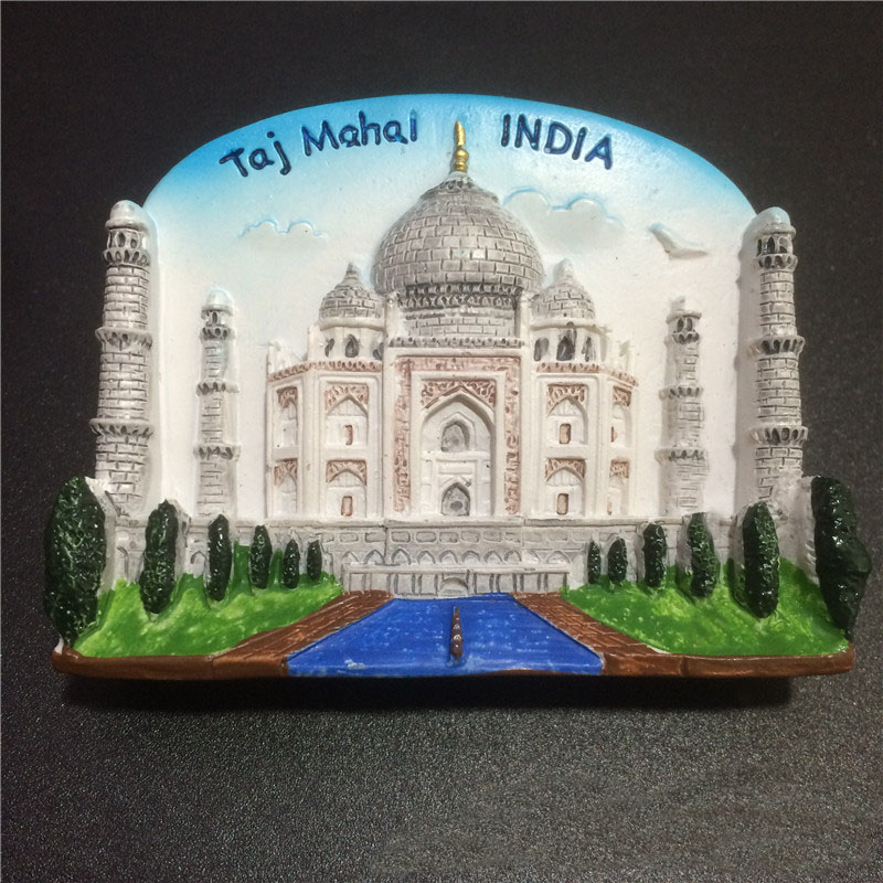 Indian Taj Mahal Fridge Magnet 3D Refrigerator Magnets Travel Souvenirs Home Decoration