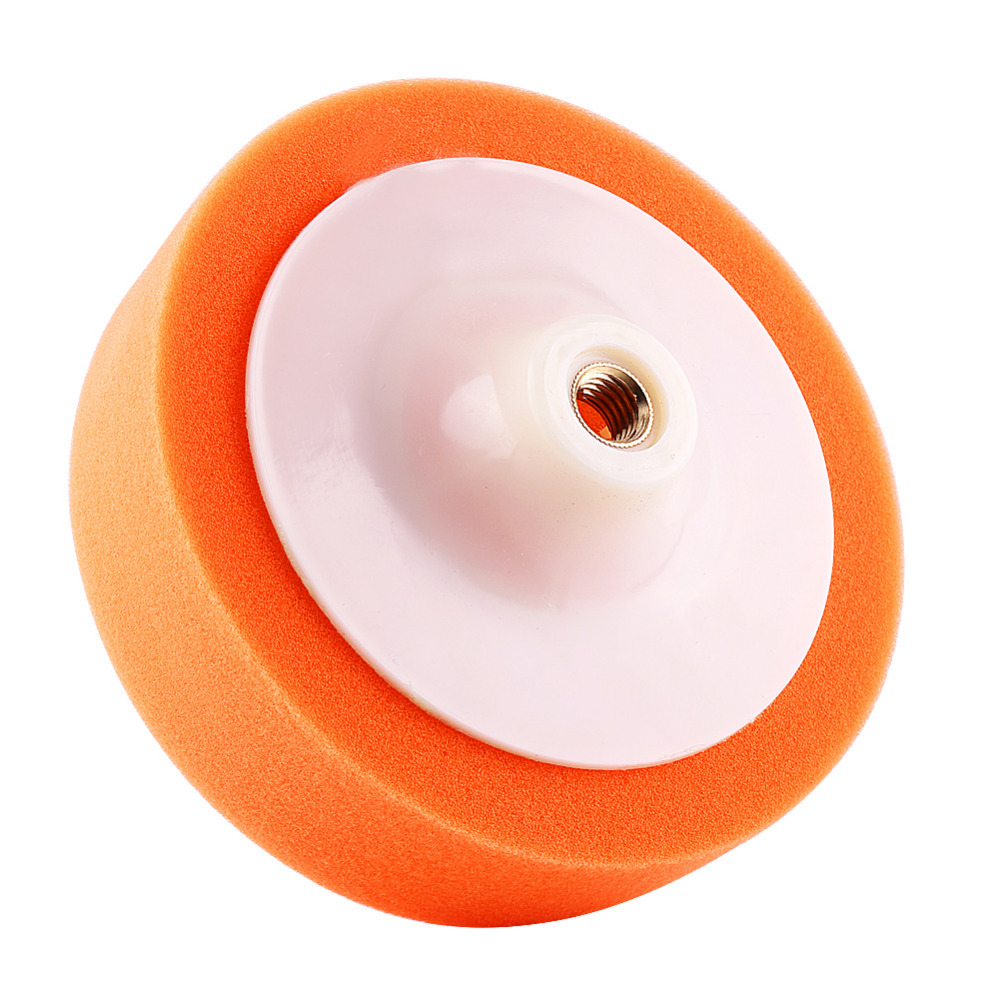 15cm voiture tampon de polissage éponge polissage maison bricolage polissage cirage Pad roue Orange outils accessoires voiture outils de lavage accessoires