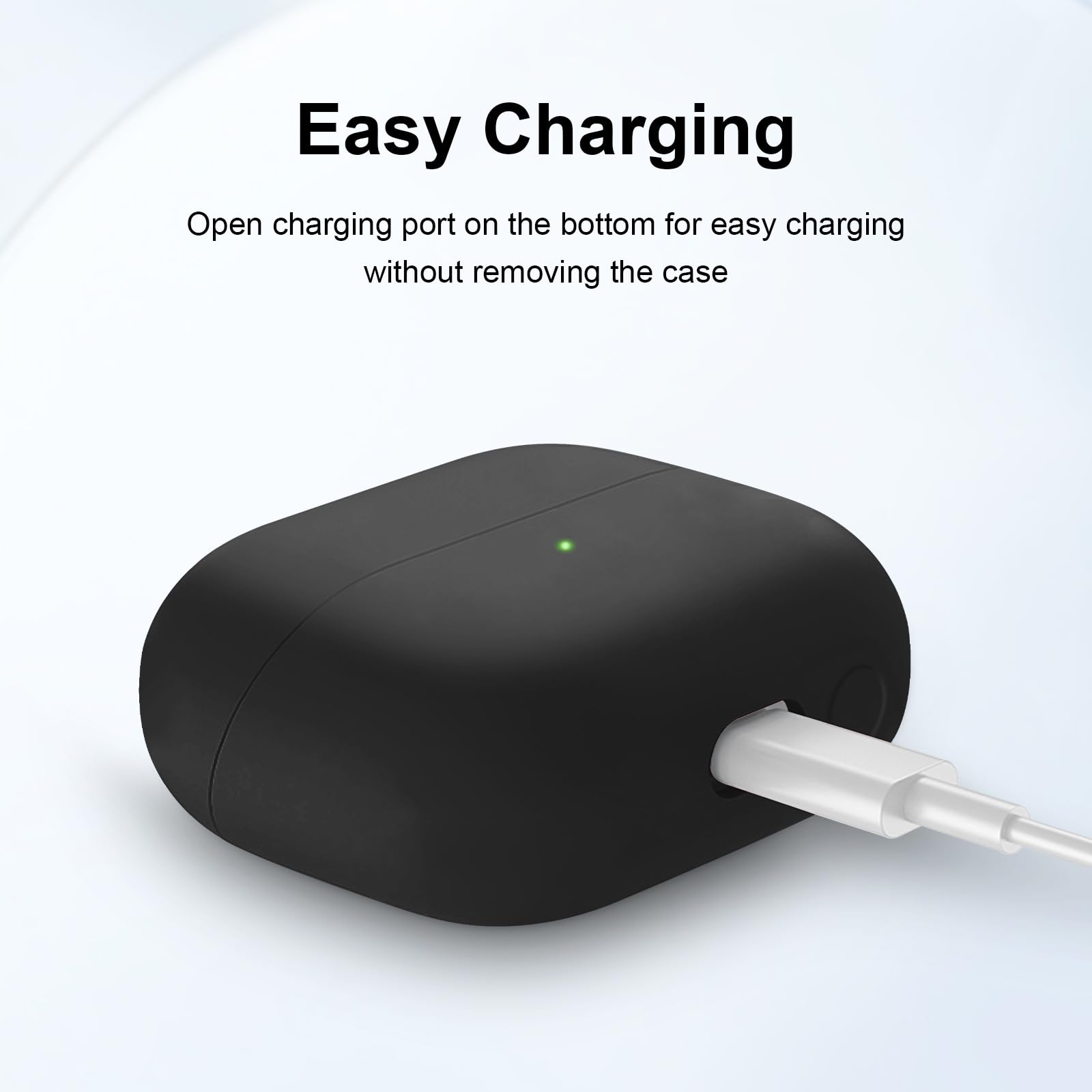 Voor Samsung Galaxy Buds 3 Case & Galaxy Buds 3 Pro Case Zachte siliconen beschermhoes voor Galaxy Buds 3 Accessoires met Lanyard