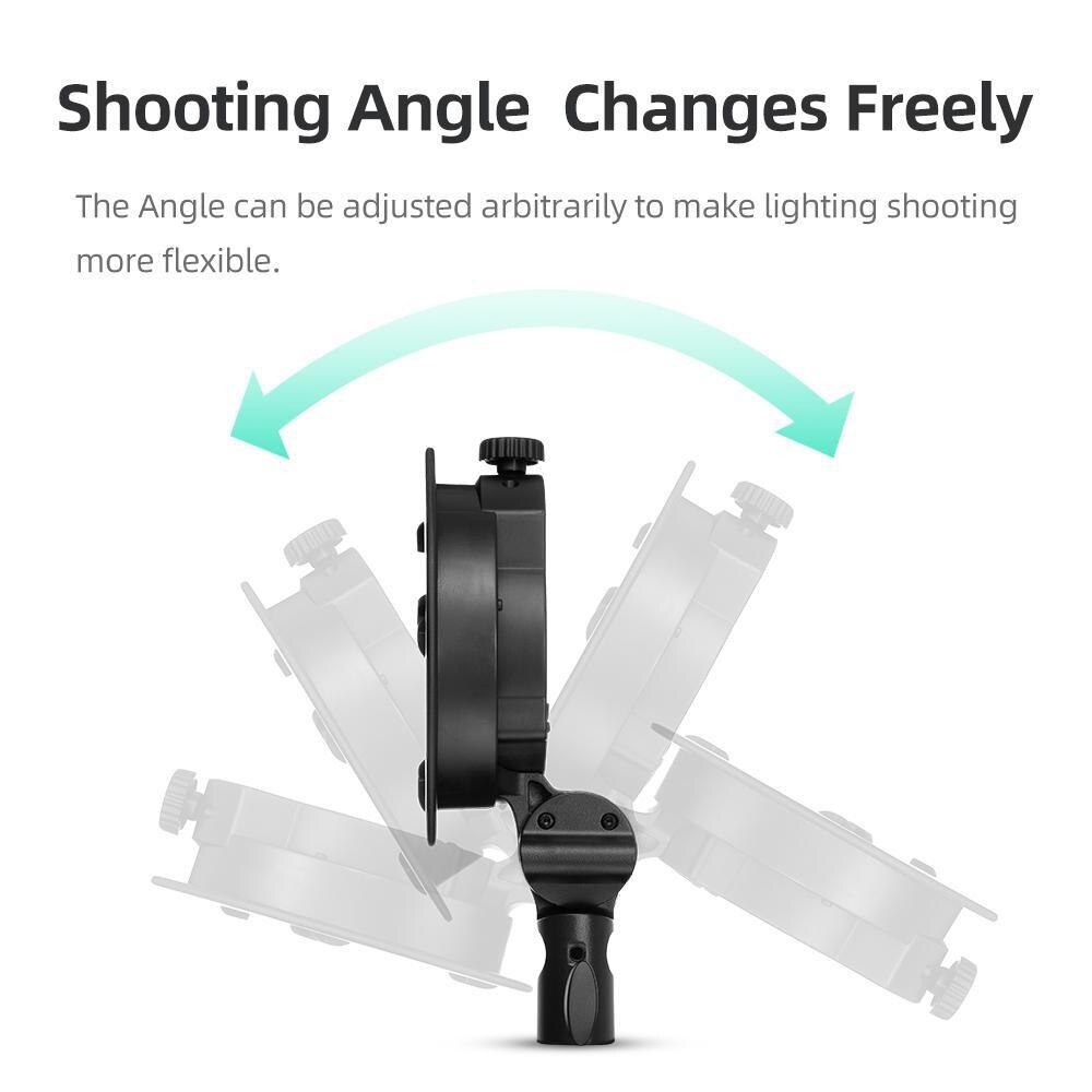 Yiwa S2 S-Type Speedlite Bracket Plastic Portable for Godox V1∕V860II∕AD200∕S r30