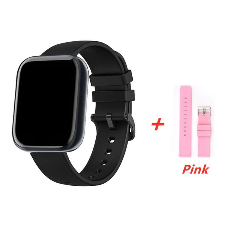 Smart Horloge Vrouwen Mannen Sport Bluetooth Smart Band Hartslagmeter Bloeddruk Fitness Tracker Armband Voor Android Ios: Silica add Pink