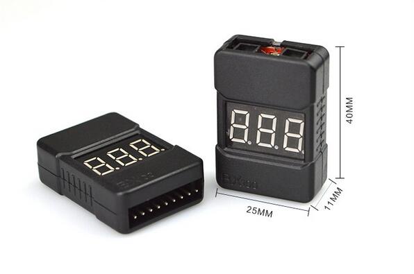 3.7-30 v 1-8 s/fe/li ion som fare alarme 2em1 lipo batteria bassa tester di tensione BX100