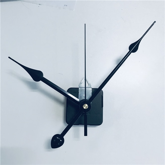 M2188 Wall Clock Movement Mechanism Long Thread Axis Length 22mm Quartz Clock Step-Movement with hook and black hands