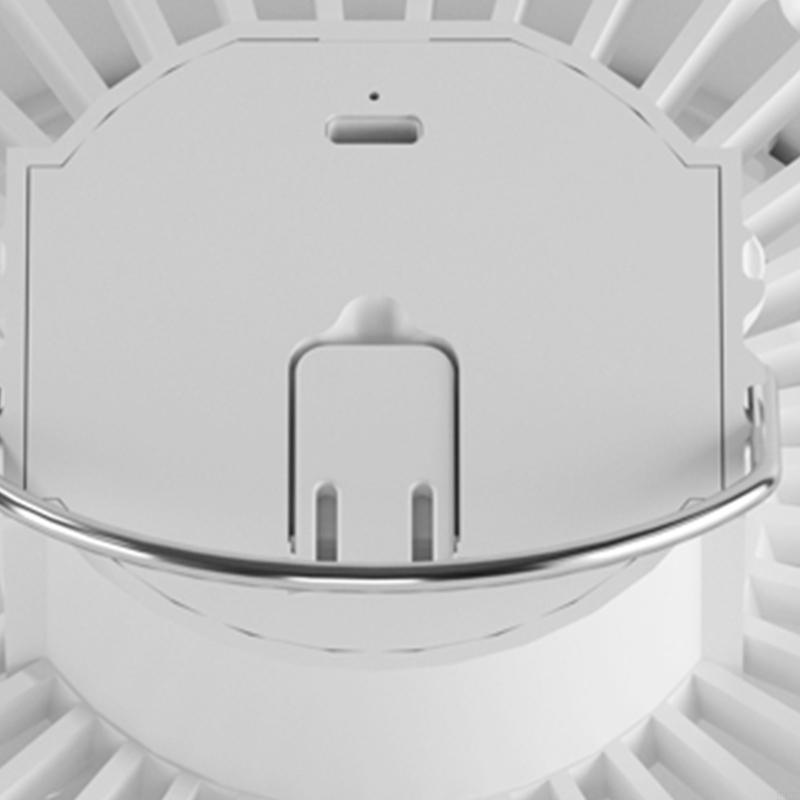K32C 5.9'' USB Rechargeable Desk Fan 3 Speed Ceiling Fan 1200mAh for Father's Day