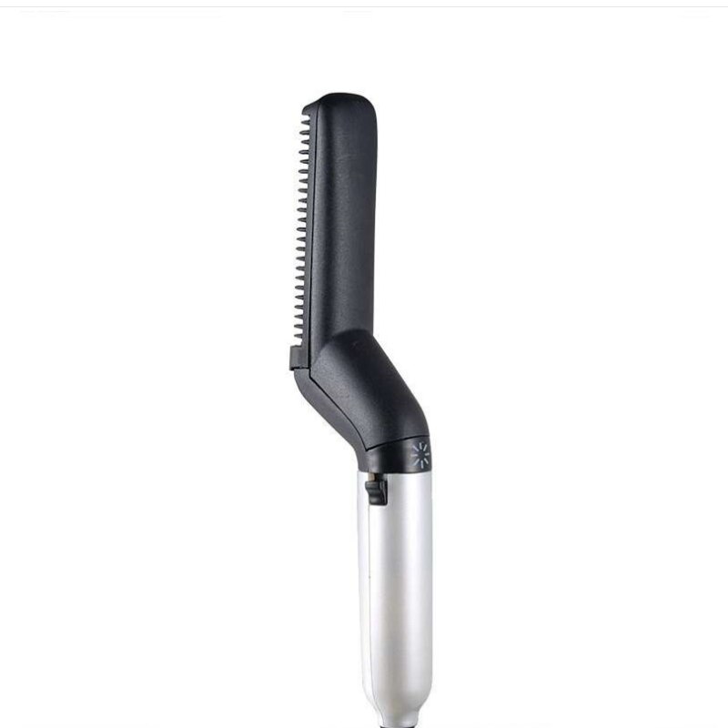Multi-functional Styling Comb Hair Comb Straight Hair Beard Comb Shape Fluffy Electric Beard Straightening Comb Quick Hair Style