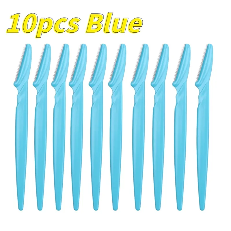 Wenkbrauw Trimmer Gezichtsscheerapparaat Draagbare Wenkbrauw Epilatie Ontharing Veiligheid Wenkbrauw Knippen Vrouw Make-Up Tools: Black