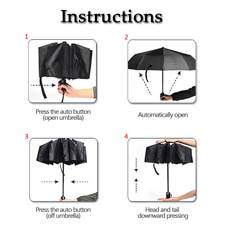 Car styling Automatic rain umbrella For KIA Sportage R Stinger Sorento ...