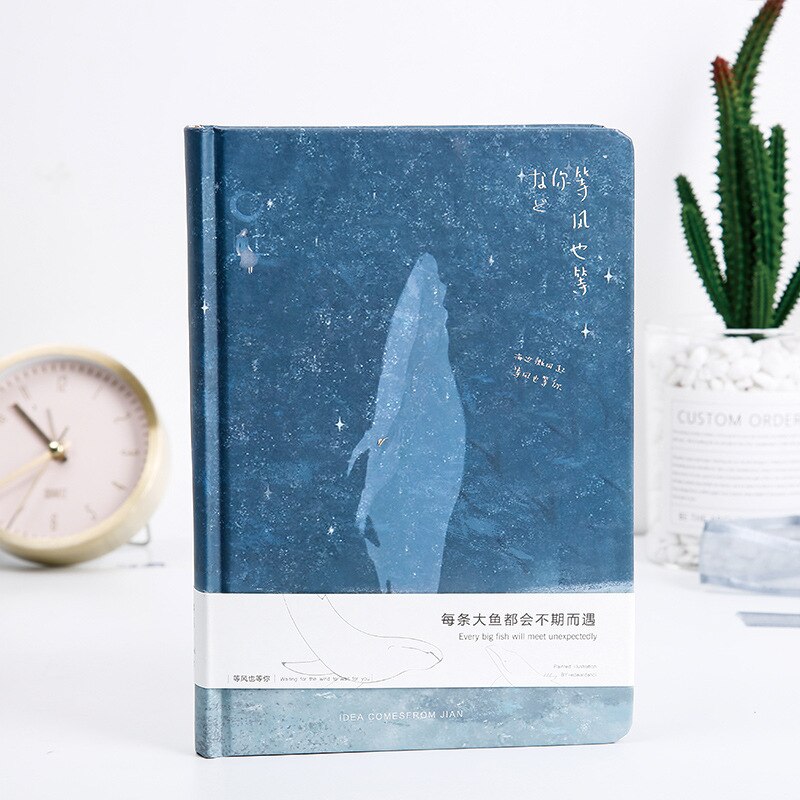 A5 Cute Notebook with Colorful Pages Kawaii Diary Journal for School Office Stationery Painting Sketchbook Notebooks and Journal: H