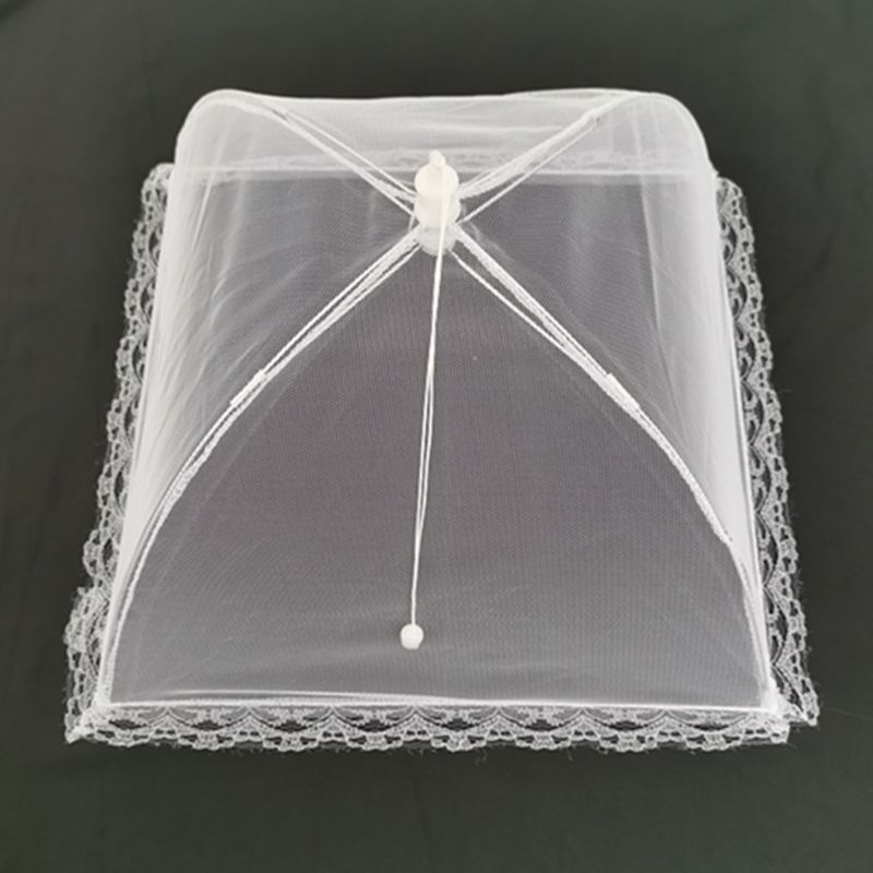 Pliable dentelle couverture alimentaire Anti mouche moustique pliable pique-nique barbecue tente ustensiles de cuisine