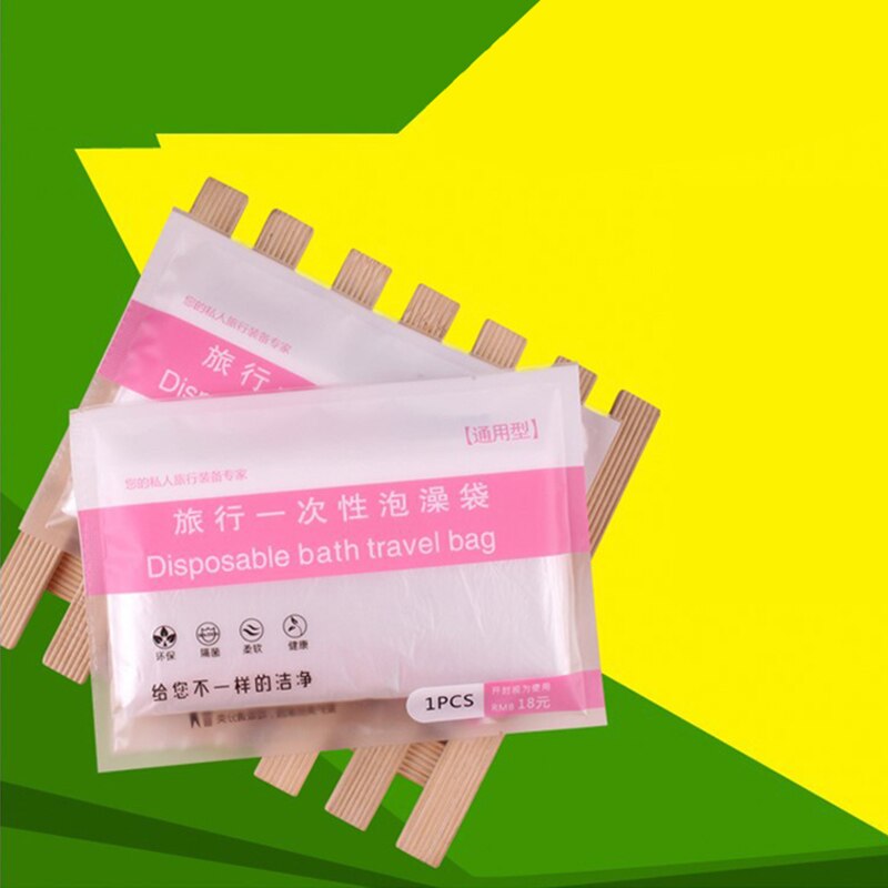 Portable Disposable Travel Bathtub Film Bag Thicken Foldable Bathtub Cover Family Hotel Bath Tub Film Hygiene Essential Business