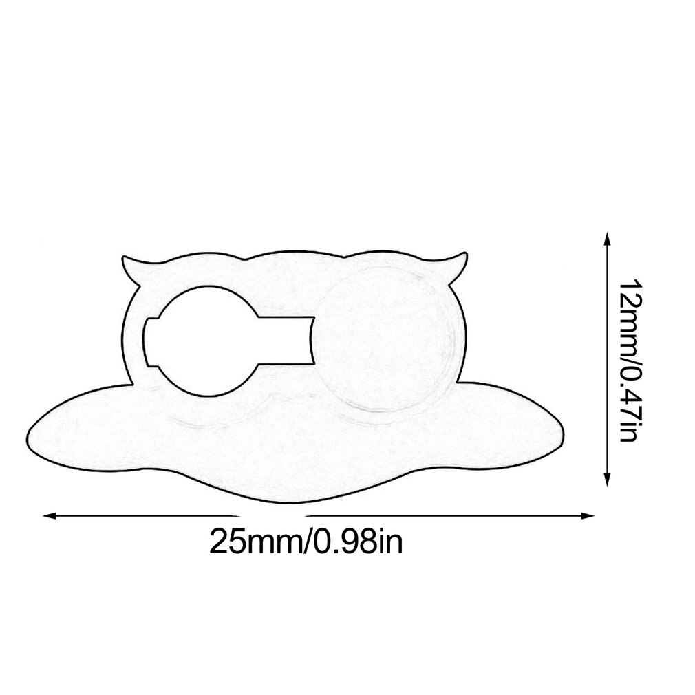 3 In 1 Uil Vorm Webcam Cover Sluiter Magneet Slider Plastic Camera Cover Voor Web Laptop Voor Pc Tablet Privacy