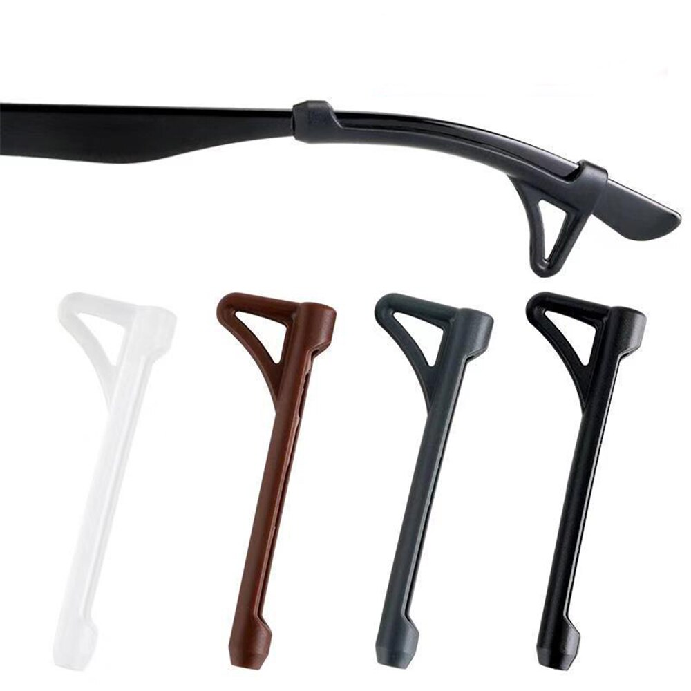 Universele bril antislip hoes zonnebril vierkante siliconen grip bril sport tempel tip vervangende accessoires