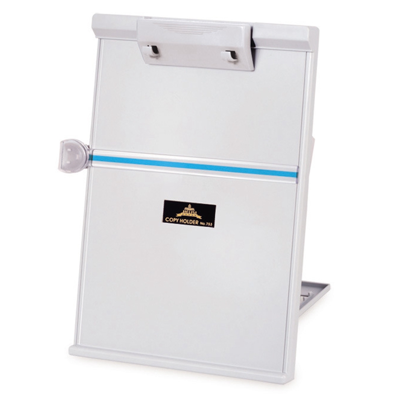 JIELISI Adjustable Computer Document Holder Stand Gray Three-Dimensional Document Holder Reading Frame Profession Office Supplie: Default Title