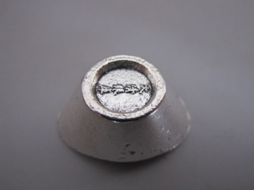 Plata China tibetana hecha a mano, Lucky Yuan Bao, lingote de plata, estatuas pequeñas exquisitas