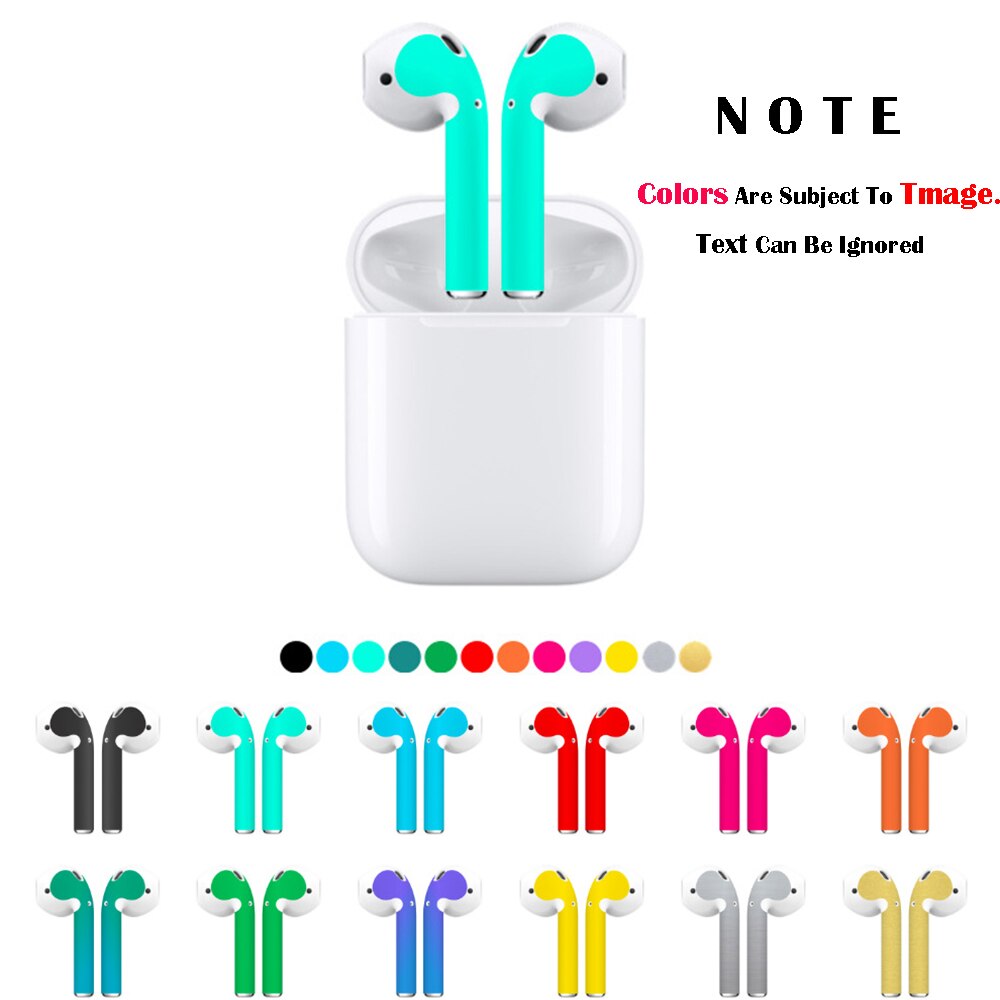 Fijne Huid Sticker Voor Apple Airpods Air Pods Oortelefoon Sticker Oortelefoon Accessoires