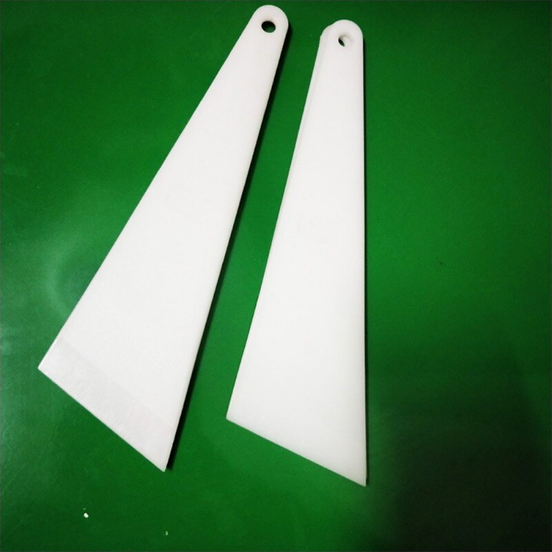 Plastic Triangular Squeegee Home Floor Car Cleaning Squeegee With Handle Window Tint Tools Old Glue Film Remove