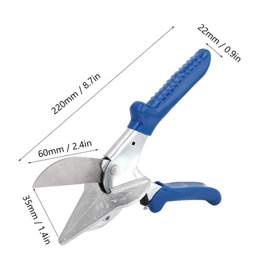 Multifunctionele Trunking Scharen 45 Hoek Schaar voor Rubber Pijp Plastic Snijden
