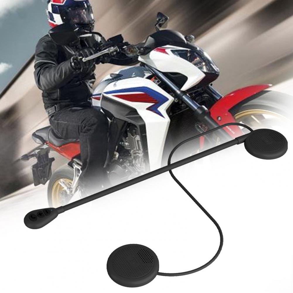 Motorrad Zubehör Ultradünne Motorrad Helm Drahtlose Bluetooth Headset Kopfhörer Helm Lautsprecher Mit Schwamm Mikrofon