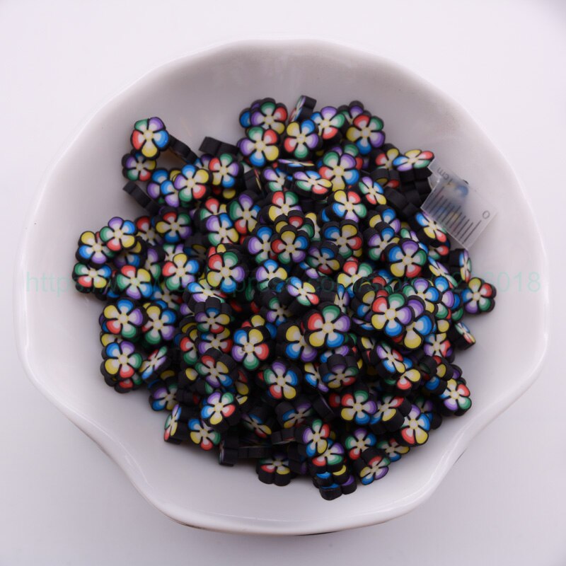 65g tamaño medio Fimo, rociadores de barro colorido para dulces para manualidades, DIY, decoración para scrapbook, relleno de barro cristalino: 6.